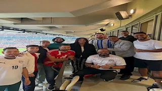 ميسي ومبابي.. تعليق ساخر لهالة صدقي من ملعب مباراة مصر والإمارات