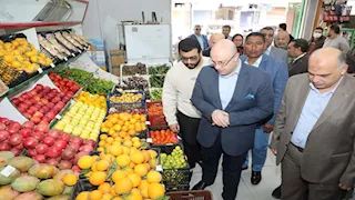 محافظ بني سويف يتفقد السلاسل التجارية والمخابز البلدية بمركز ببا 