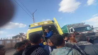 إصابة 3 أشخاص في حادث تصادم بطريق أسيوط - ديروط الزراعي