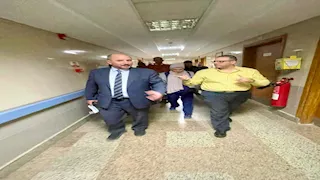 جولة موسعة لأمين المستشفيات الجامعية بمستشفى عين شمس بالعبور- صور