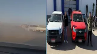  ضبط قائدي سيارتين نقل بسبب حركات استعراضية بالمنوفية