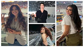 ياسمين عبدالعزيز وآنا دي أرماس.. 20 صورة للنجمات في سباق فورمولا 1