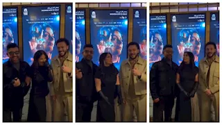 تركي آل الشيخ ينشر فيديو طريف بين ويجز ومنى زكي وأحمد سعد