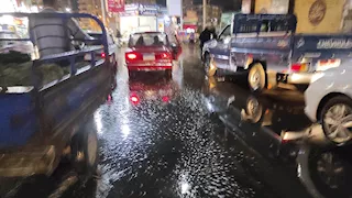 أمطار غزيرة على البحيرة والمحافظة ترفع الطوارئ 