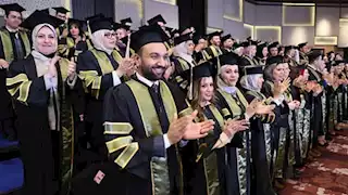 تخريج 300 طالب حاصلين على درجة الماجستير بمعهد الإنتاجية بالأكاديمية العربية