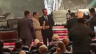 المسلماني يكرم عدد من الموسيقيين خلال حفل كوكب الشرق -(صور)