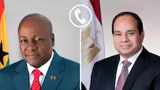 الرئيس السيسي يهنئ نظيره الغاني هاتفيا بفوزه بالانتخابات الرئاسية