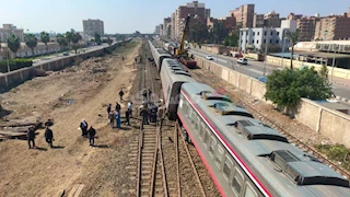جثة ومصاب على شريط السكة الحديد ببنها