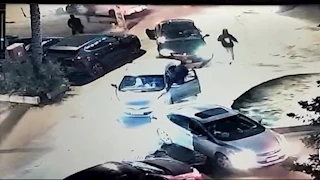 سيارة مسرعة تصدم دكتور فلسفة بالمهندسين