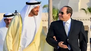 الرئيس السيسي يستقبل الشيخ محمد بن زايد رئيس دولة الإمارات العربية 