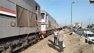 حادث تصادم قطار ودراجة نارية بمحطة نكلا