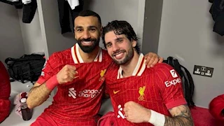 أين أنت؟.. لقطة طريفة بين سوبوسلاي ومحمد صلاح بسبب "الجيم"