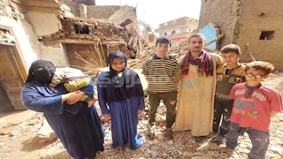 تضامن سوهاج تقدم مساعدات عاجلة لأسرة منزل نزلة الدقيشية المنهار -فيديو وصور 