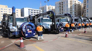 وقف الإجازات.. 6 إجراءات بـ "صرف الإسكندرية" لمواجهة العاصفة الترابية- صور