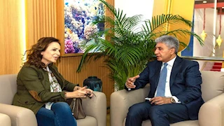 وزير السياحة يبحث مع نظيرته اللبنانية زيادة أعداد رحلات الطيران والترويج للمقاصد السياحية
