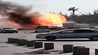 3 وفيات و11 مصابا وتفحم 10 سيارات ودراجة.. ماذا حدث في كارثة خط غاز الواحات؟