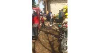 حريق هائل في 5 منازل ببني سويف 