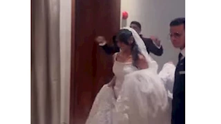 الصور الأولى من حفل زفاف هيا ابنة الفنانة أمل رزق