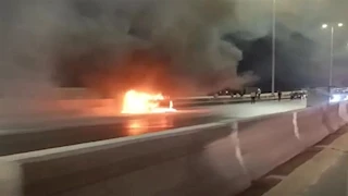 الموت يفرق بين توأمين.. تفاصيل سقوط 5 ضحايا إثر انفجار سيارة ملاكي بأطفيح