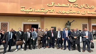 محامو البحيرة يمتنعون عن الحضور أمام دوائر الجنايات احتجاجًا على زيادة رسوم التقاضي -صور
