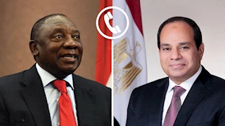 الرئيس السيسي ونظيره الجنوب إفريقي يستعرضان هاتفيًا العلاقات الثنائية