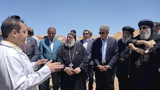 وزير السياحة: إنقاذ "أبو مينا" الأثرية يحظى بإشادة اليونسكو بفضل توجيهات السيسي- صور