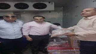 إحباط تهريب 3 أطنان سجق غير صالحة للاستهلاك الآدمي بالجيزة 