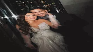 مسلم ينشر صورًا جديدة من حفل زفافه على يارا تامر