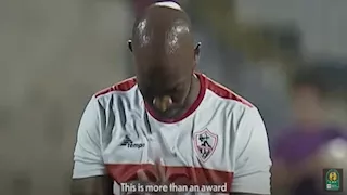 "كفيف الزمالك وهدف القاضية".. فيديو من كاف أثناء مراسم الإعلان عن شكل الكأس الجديد