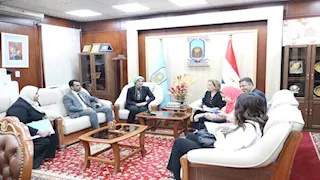 جامعة الأقصر تستقبل وفد حقوق الإنسان برئاسة مشيرة خطاب (صور)