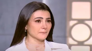 دينا فؤاد تدخل في نوبة بكاء على الهواء لهذا السبب (فيديو)