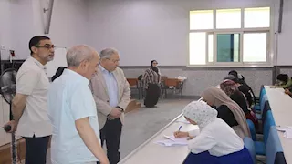 سيد عطا: جاهزية جامعة حلوان الأهلية لسير الاختبارات.. صور