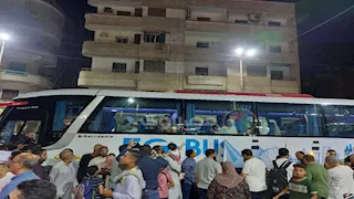 سوهاج تودّع الفوج الأول من حجاج بيت الله الحرام (فيديو وصور)