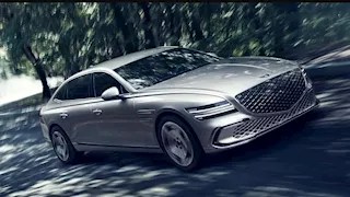 10 صور للسيارة جينيسيس G80 Electrified الفارهة بعد تقديمها رسميًا