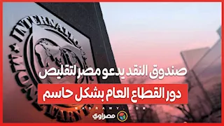 صندوق النقد يدعو مصر لتقليص دور القطاع العام بشكل حاسم