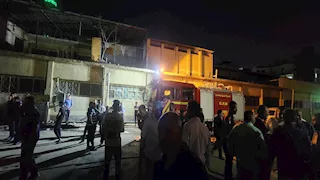 اللقطات الأولى لحريق مستشفى سموم قصر العيني