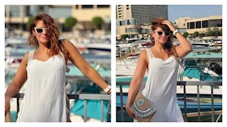 بـ"فستان جريء".. أحدث ظهور لـ هيدي كرم والجمهور: "مبتكبريش أبدا" (صور)