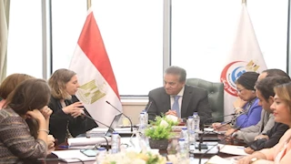 وزير الصحة يبحث مع وفد "الوكالة الفرنسية للتنمية" دعم التعاون