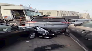 بعد حادث القطامية| الكشف عن أرقام شاسيهات السيارات المتحطمة لمنع إعادة بيعها