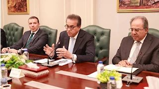 وزير الصحة يستقبل وفد مجموعة برجيل الطبية لبحث التعاون المشترك