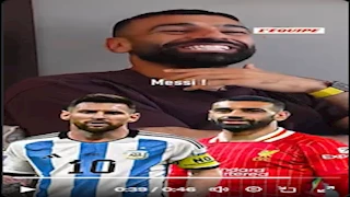  محمد صلاح يجيب.. من يسدد بقدمه اليسرى أفضل هو أم ميسي؟ (فيديو)