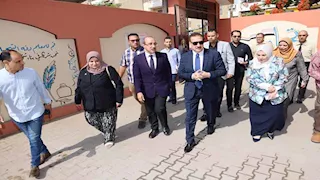 محافظ المنوفية يتفقد لجان امتحانات الشهادة الإعدادية