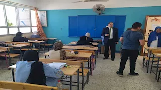 وكيل تعليم جنوب سيناء يتفقد لجان الامتحانات بإدارة الطور 