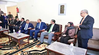 افتتاح مشروع تطوير مصيف العاملين بجامعة المنصورة