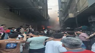 بالصور.. 5 مصابين في حريق مصنع بلاستيك بـ"شبرا الخيمة"