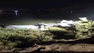 الأسرة كلها غرقت وأول الضحايا رضيع.. سقوط "تروسيكل" بنيل أسيوط (صور)