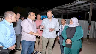 محافظ سوهاج يتفقد مشروعات تطوير وتجميل المدينة (صور)