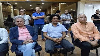 بالصور- تامر عبد المنعم وسليم سحاب في كواليس احتفالية 30 يونيو