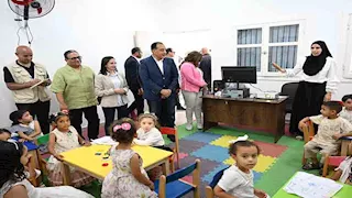 رئيس الوزراء يتفقد مركز تنمية الأسرة والطفل بزاوية صقر
