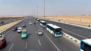 غلق كلي لطريق الواحات عند تقاطعه مع طريق زويل ضمن مشروع الأتوبيس الترددي